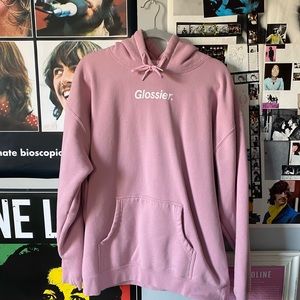 glossier sweatshirt 💗